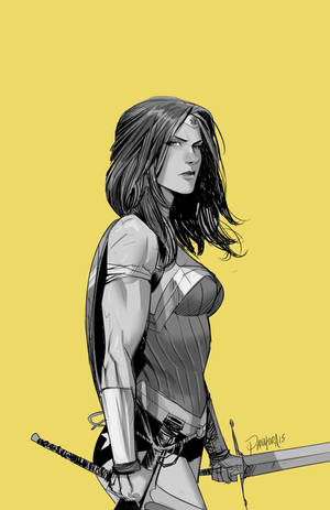 Wonder Woman Yellow by Dan-Mora