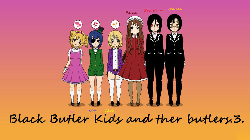 Butler Kid Black Butler kids and ther butlers by 12345ceciliea on DeviantArt