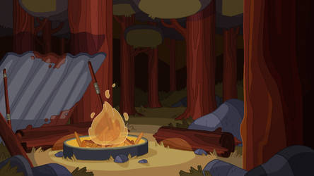 Forest Fire Background- Jake Morrison