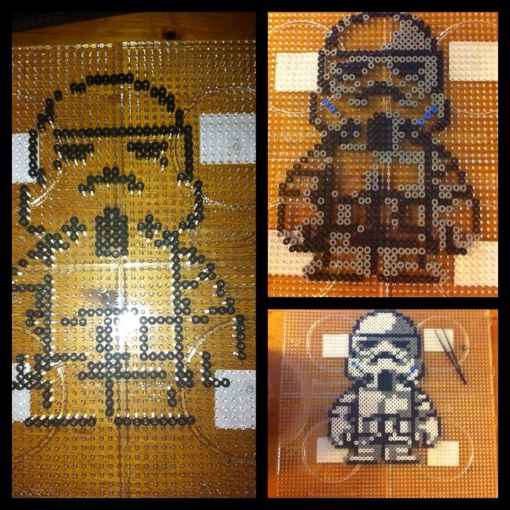 Perler beads Stormtrooper Star Wars