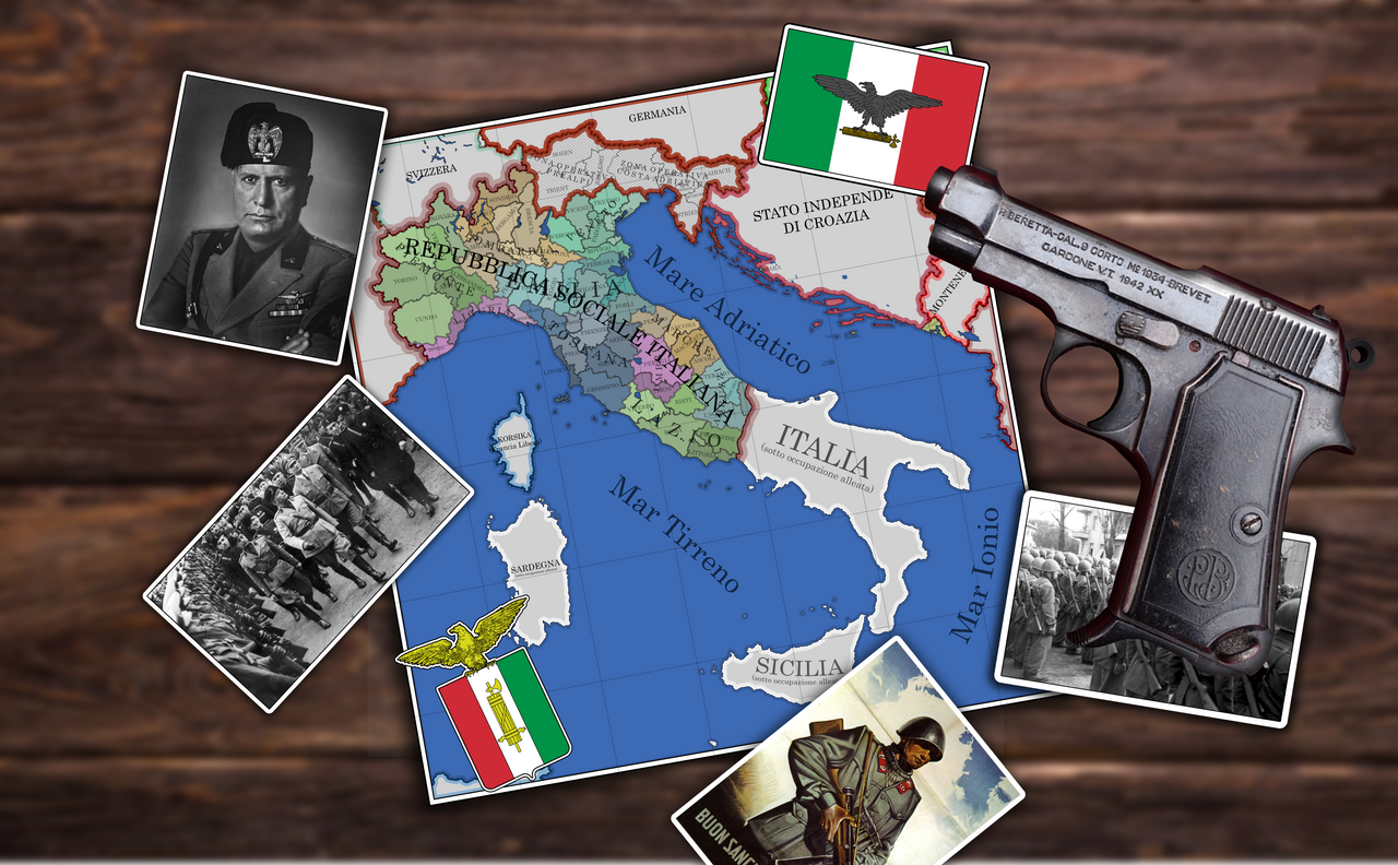 Administrative map of the Italian Social Republic by RequiemMacFly on ...