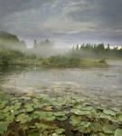 RESTRICTED - The Pond Premade Background by frozenstocks