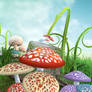 UNRESTRICTED - Mushroom Magic Land Background