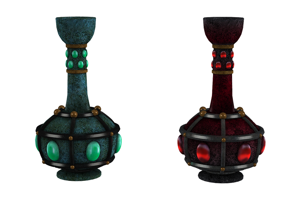 Fantasy Ink Container UNRESTRICTED - Fantasy flasks/bottles by frozenstocks on DeviantArt