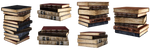 UNRESTRICTED - Stacks of books renders by frozenstocks