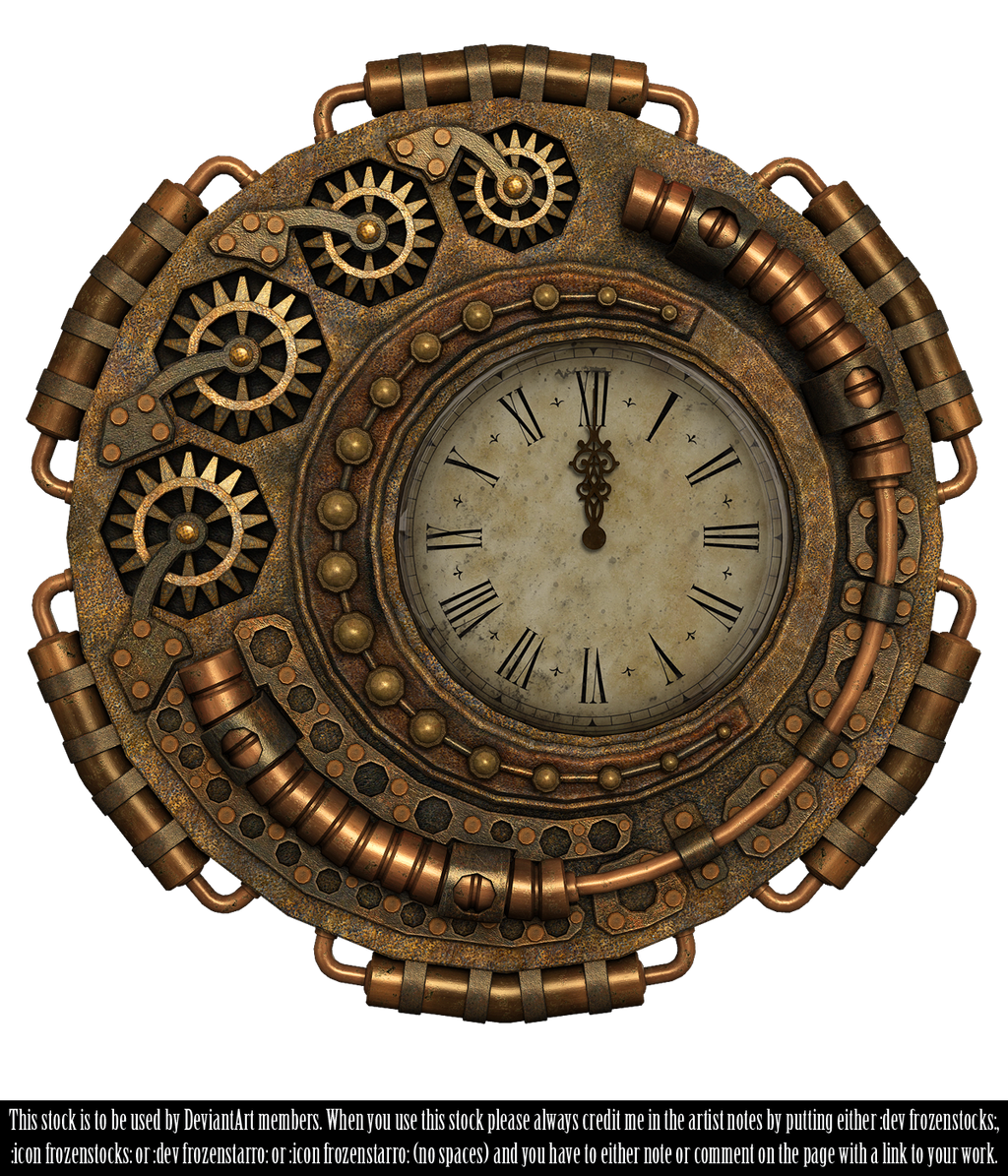 RESTRICTED - Steampunk Clock Render by frozenstocks on ...