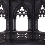 RESTRICTED - Dark Gothic Balcony 01