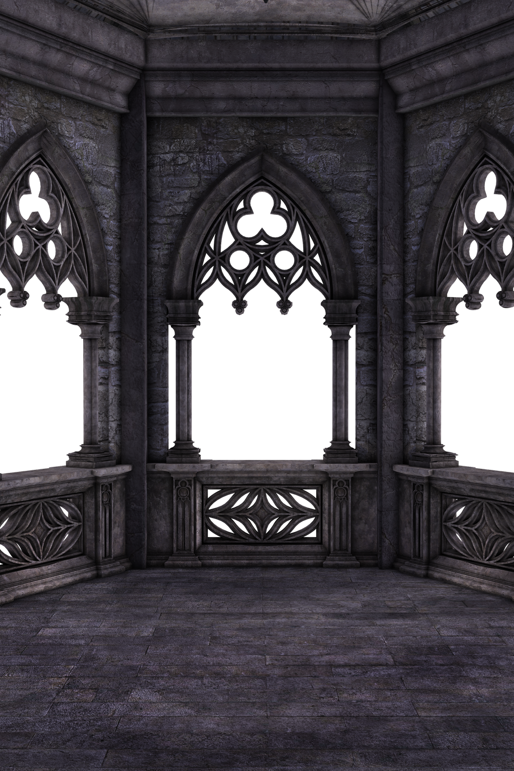 RESTRICTED - Dark Gothic Balcony 02