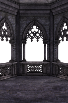 RESTRICTED - Dark Gothic Balcony 02