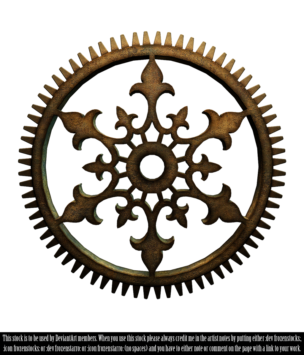 RESTRICTED - Steampunk Cog Render