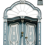 UNRESTRICTED - Blue Ornate Door