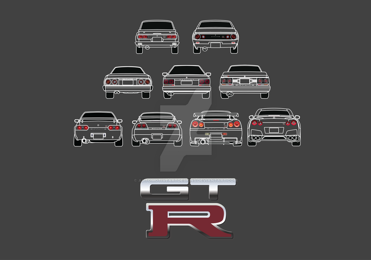 80s Gtr GTR Generations by AutomotiveArtDesigns on DeviantArt