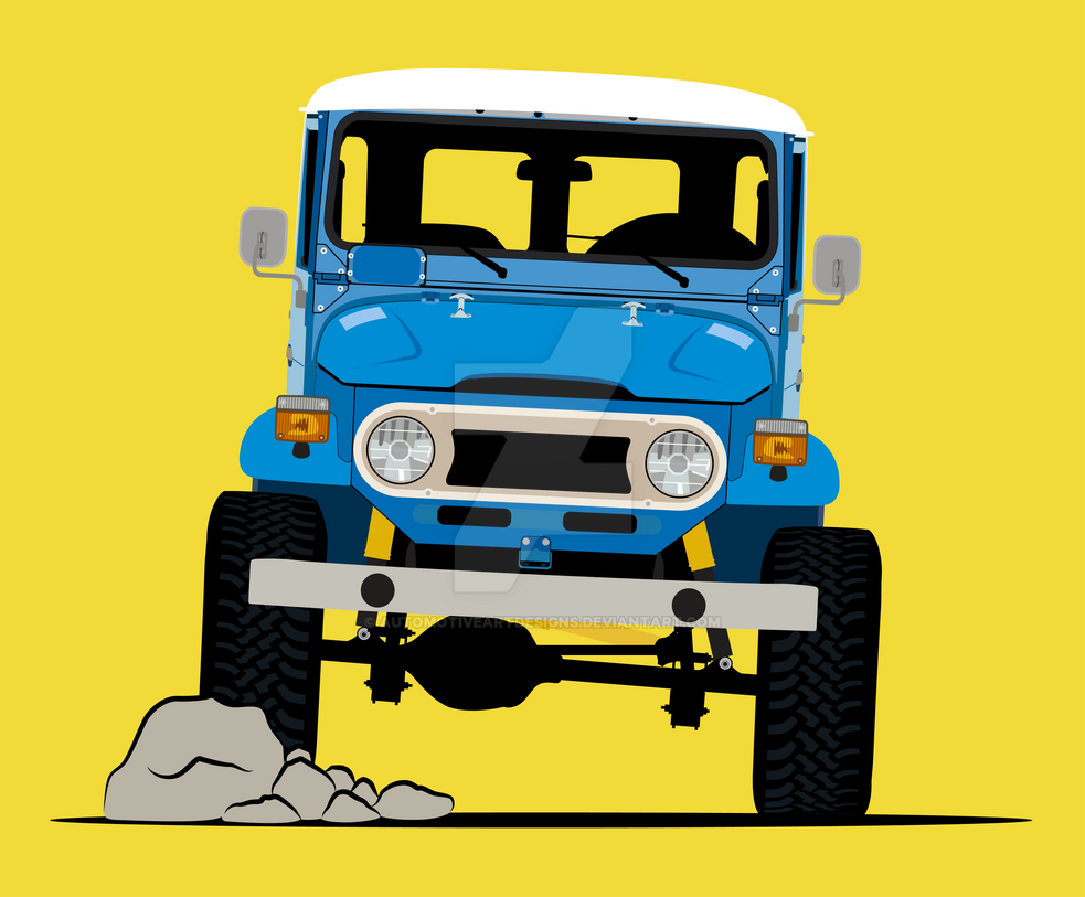 Toyota FJ40 by AutomotiveArtDesigns on DeviantArt
