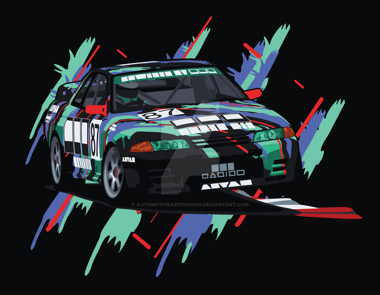 R32 GrA HKS by AutomotiveArtDesigns on DeviantArt