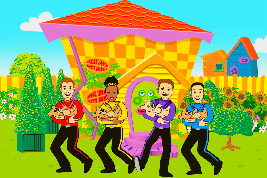 The current wiggles hugged the bears by Lelandkasper20 on DeviantArt