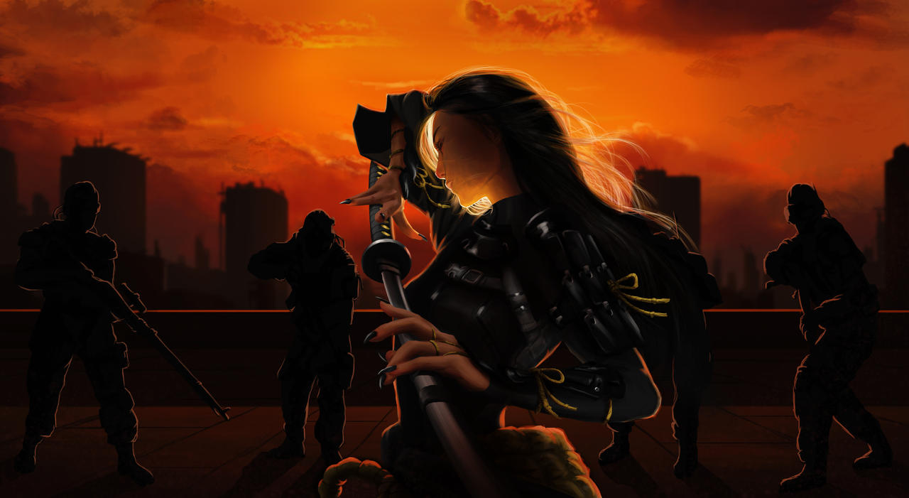 Tech Samurai by wmikaelart on DeviantArt