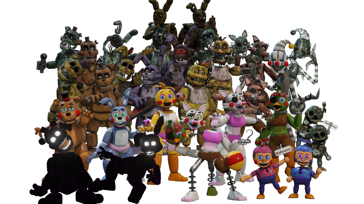 RELEASE BLENDER 3 FNaF Stylised 1 2 3 Model Pack By Idoblenderstuffs release-blender-3-fnaf-stylised-1-2-3-model-pack-by-idoblenderstuffs