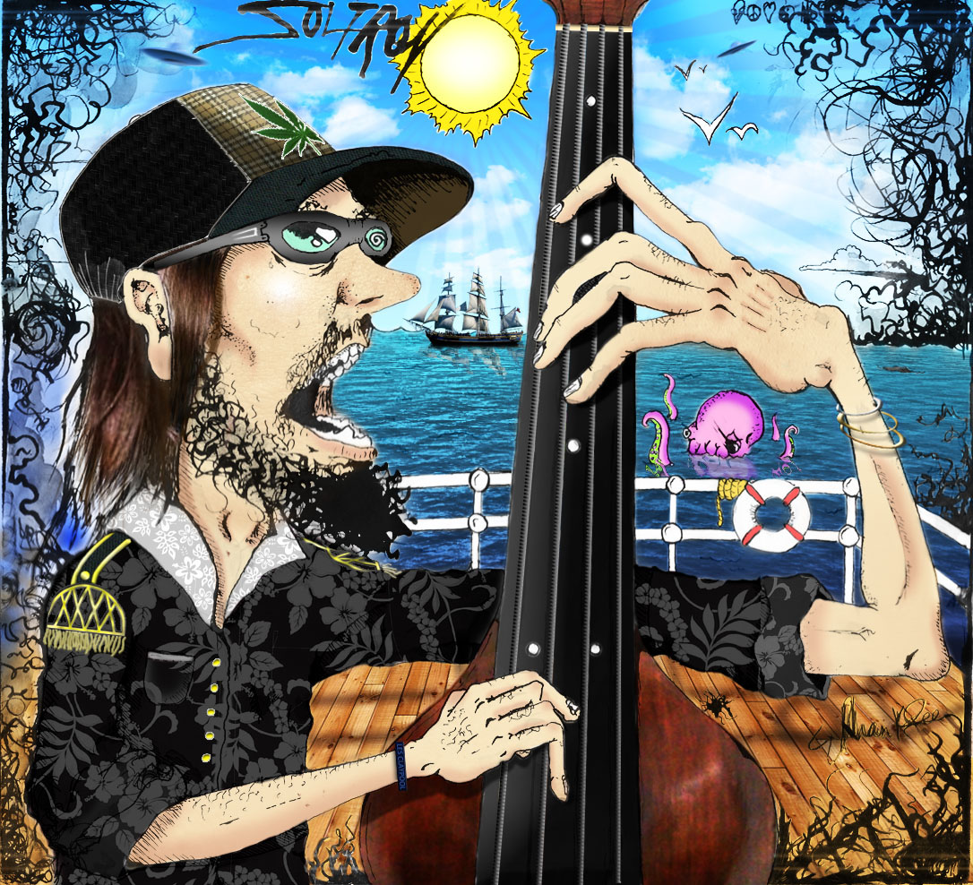 Colonel Les Claypool Art Piece