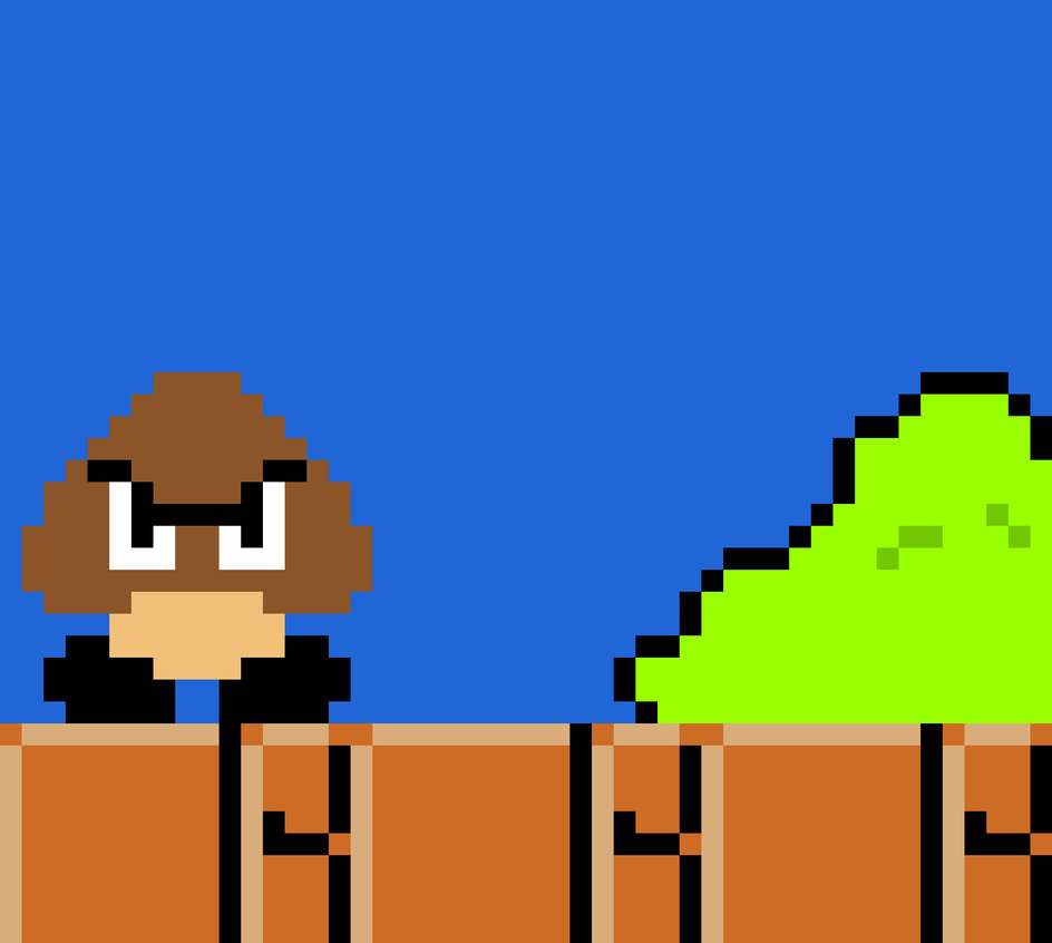 Goomba Rideable Goomba does a backflip by Swohell on DeviantArt