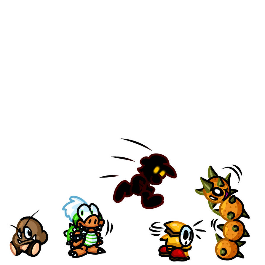 Mario Enemies By Swohell On DeviantArt