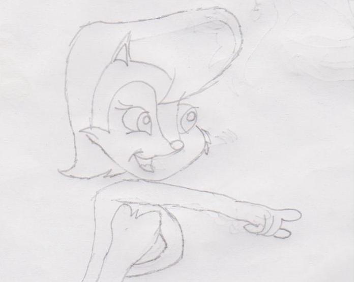 Princess Sally sketch 3