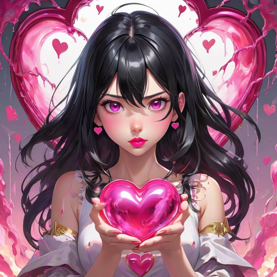 pink heart by fairiesandcreatures on DeviantArt