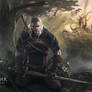 Geralt and Leshen fan art