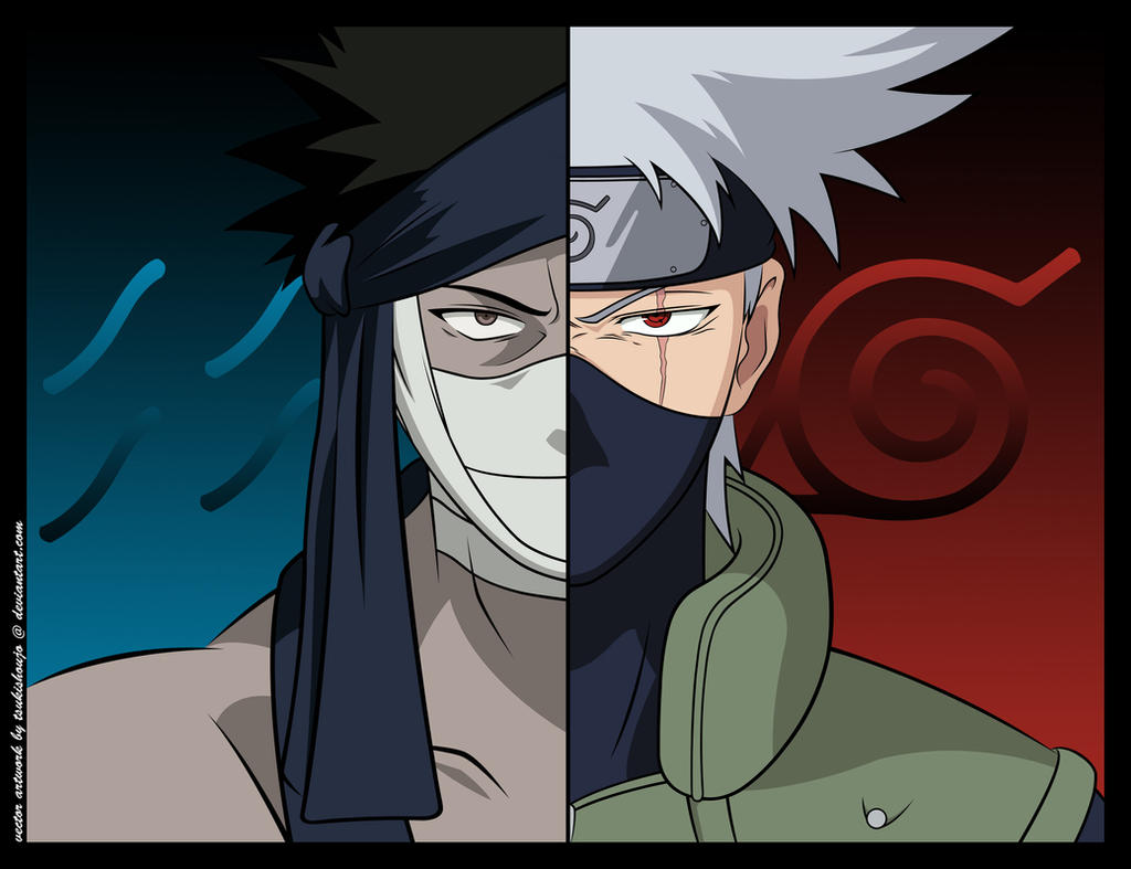 Zabuza vs Kakashi for Robino by tsukishoujo