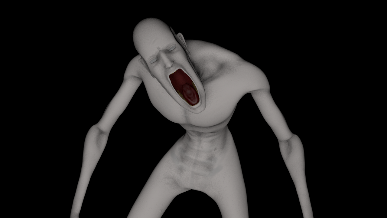 scp-096 mrklay rig render test Model unfinish by DARKxSOLDIER22 on  DeviantArt