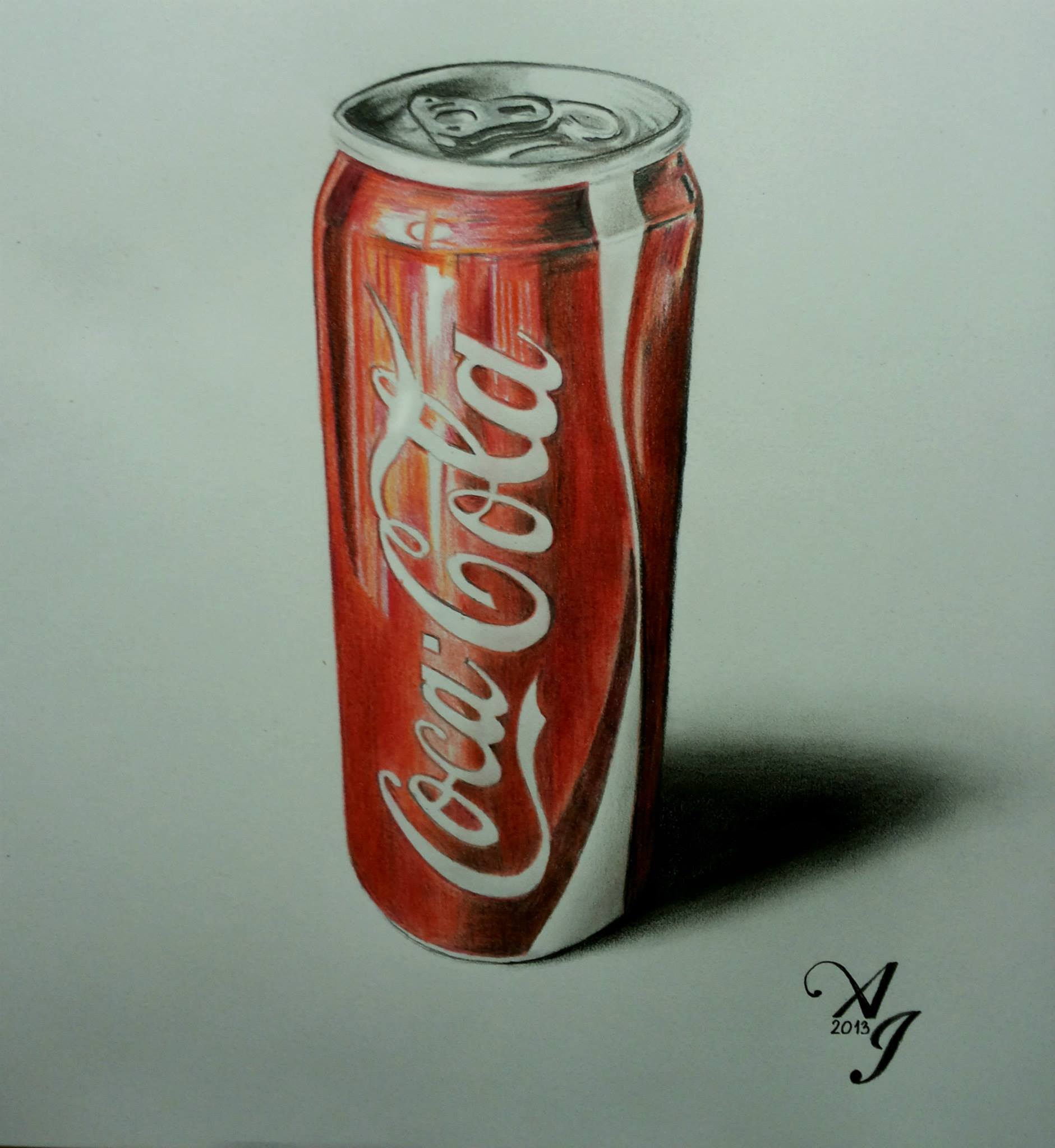 My 3D drawing of Coca-Cola bottle by AlexArt1994 on DeviantArt