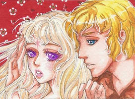 Commission: ACEO#19 - Lady Amalthea and Prince Lir