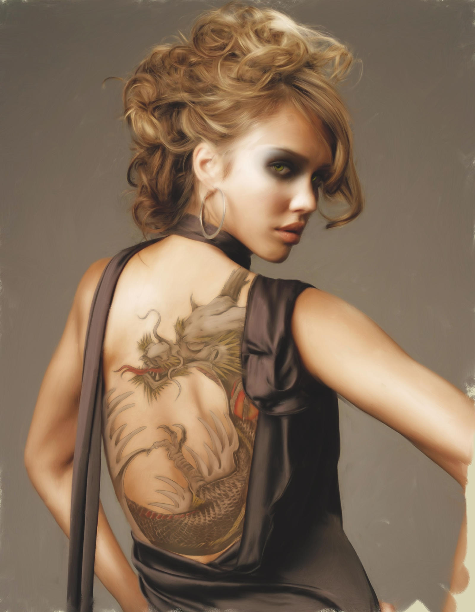 Jessica Alba Dragon Tattoos Jessica Alba Shows Off New Tattoo In jessica-alba-dragon-tattoos-jessica-alba-shows-off-new-tattoo-in