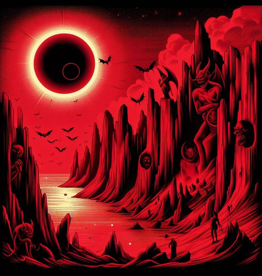 Evil Eclipse The Eclipse with demons on the ground by FahterEnricoPucci on DeviantArt