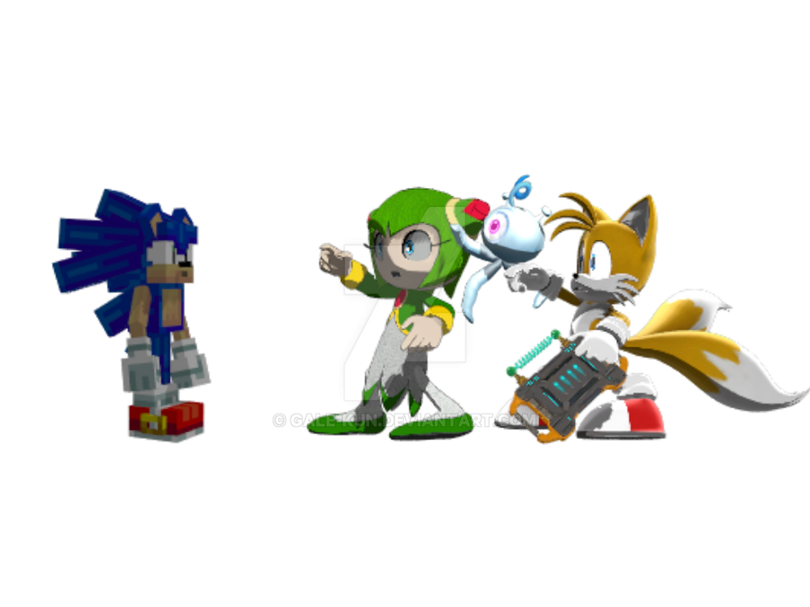 Minecraft Sonic By Gale Kun On DeviantArt