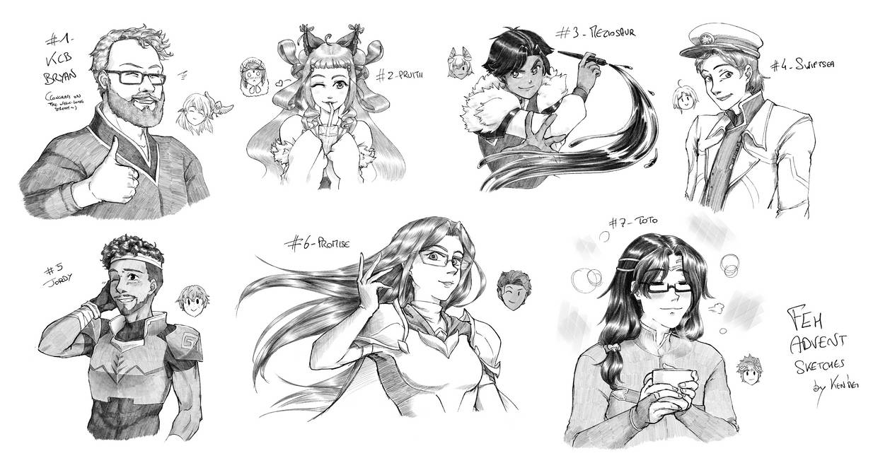 FanArt FEH Content creators Advent Calendar by KenMei SLG on DeviantArt FanArt FEH Content creators Advent Calendar by KenMei SLG on DeviantArt