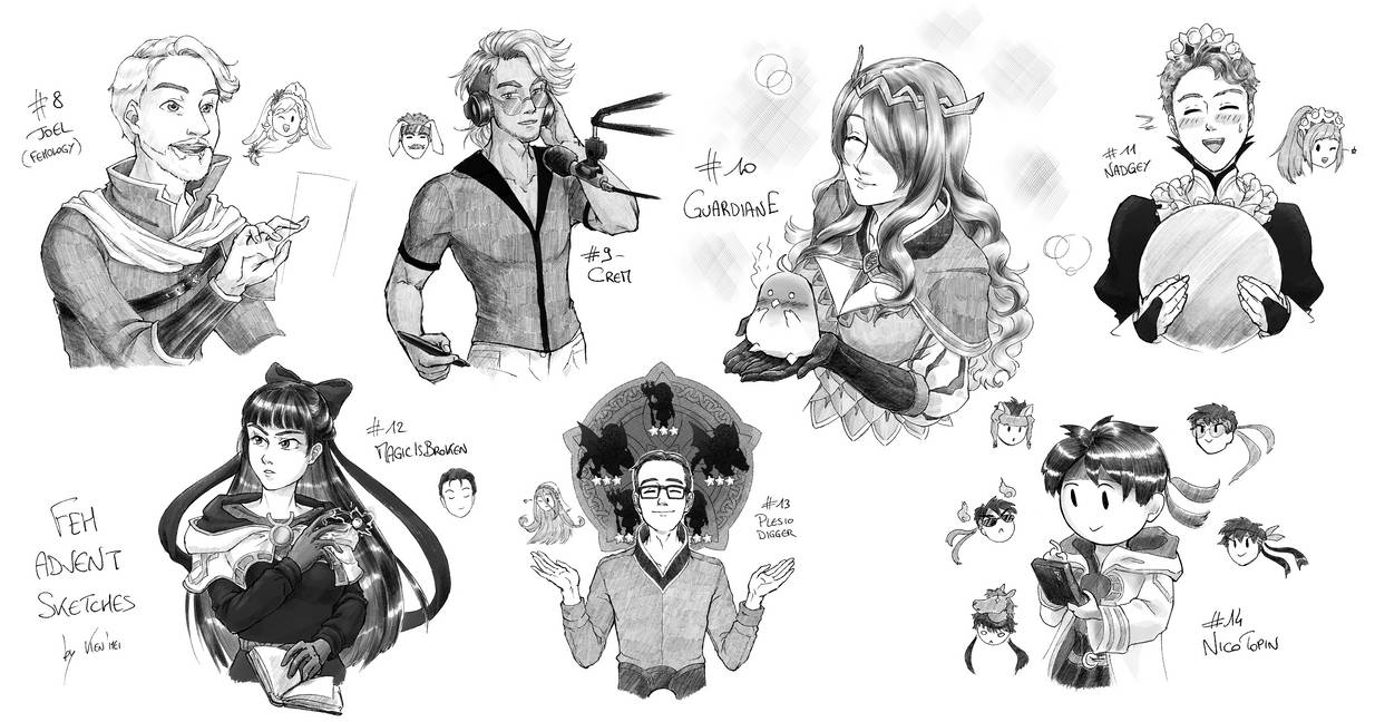 FanArt FEH Content creators Advent Calendar W2 by KenMei SLG on FanArt FEH Content creators Advent Calendar W2 by KenMei SLG on