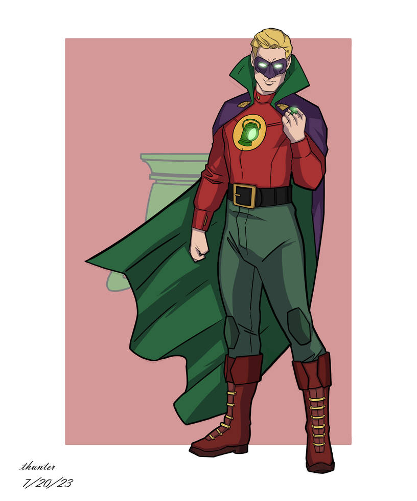 Alan Scott by Traethedesigner on DeviantArt