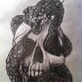 Snake and Skull