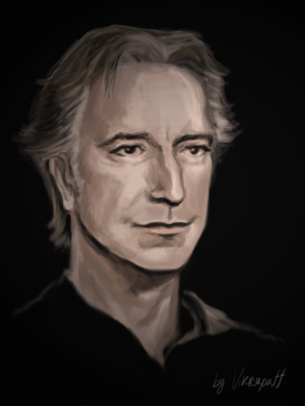 Alan Rickman - portrait