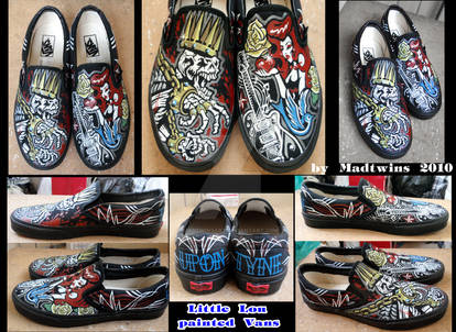 Slavery and Freedom painted Vans
