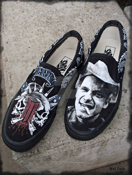 Hank III painted Vans 2