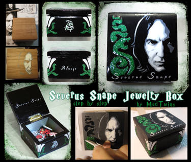 Severus Snape small painted glitter Jewelry box