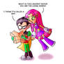 Robin and Starfire Try Read A Map