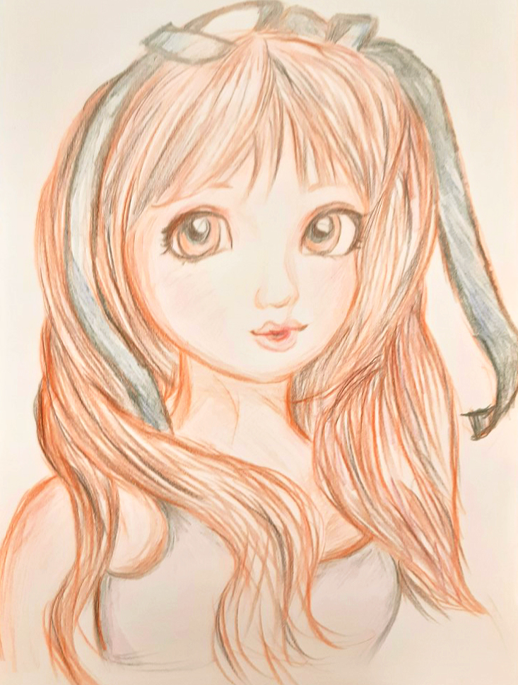 Pretty Girl Drawing - Coloured Pencil Sketch by Loveless-Nights on DeviantArt Pretty Girl Drawing - Coloured Pencil Sketch by Loveless-Nights on DeviantArt