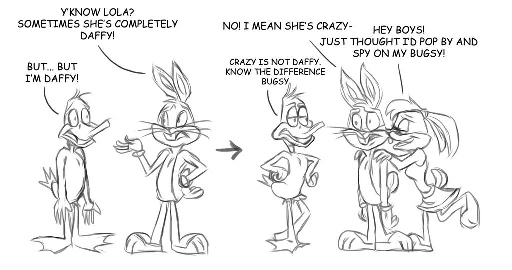 Canvas print Looney Tunes - Bugs Bunny Crazy Saturday Morning Cartoons