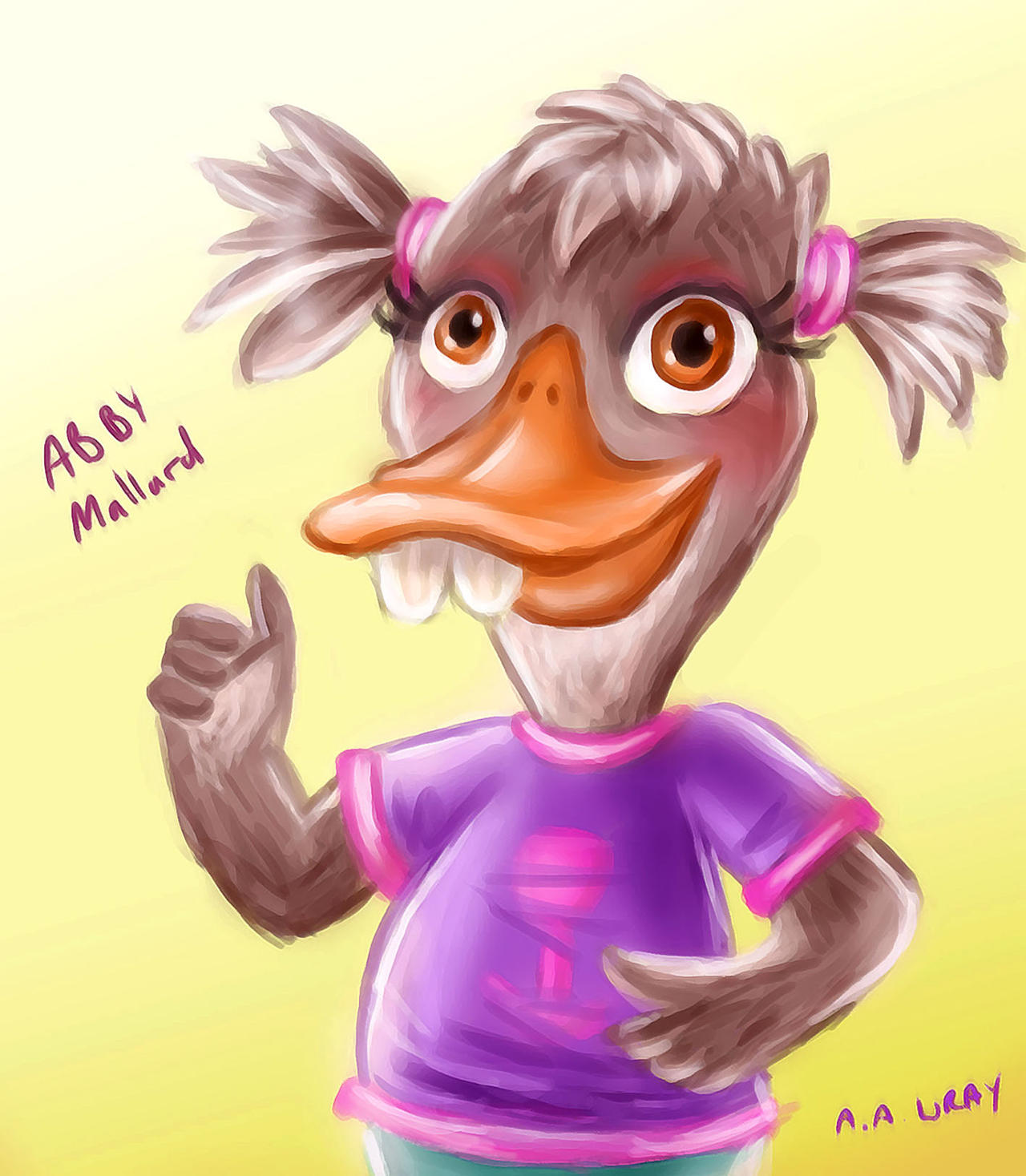 Abby Mallard AKA Ugly Duckling - Chicken Little by Loveless-Nights on  DeviantArt