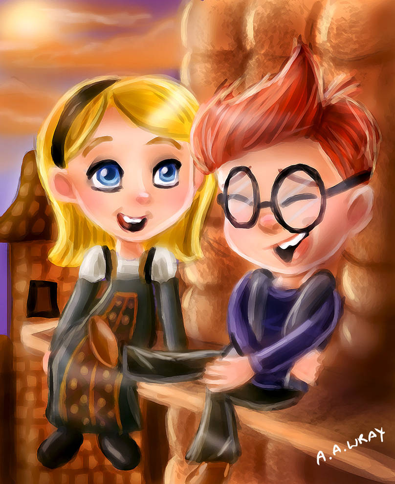 Sherman and Penny in Rome by Loveless-Nights on DeviantArt