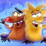 Angry Beavers - Waving - Fan Art