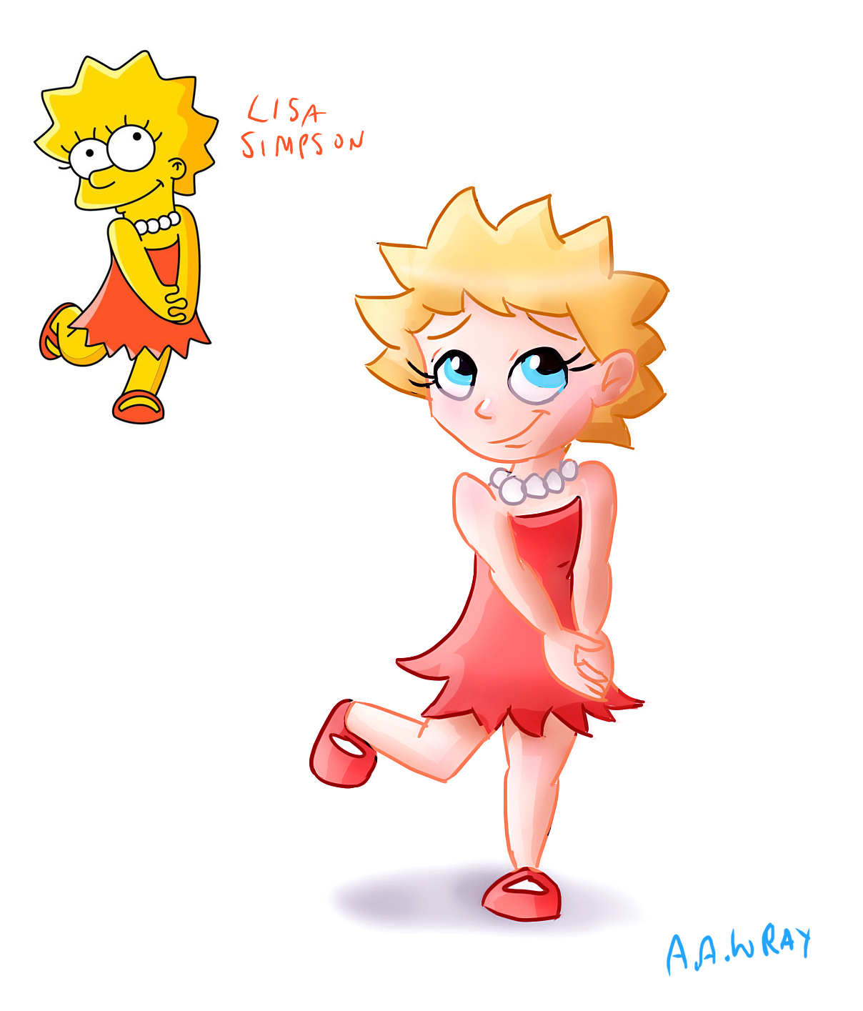 Lisa Create Life Simpson Lisa Simpson - Redesign - The Simpsons by Loveless-Nights on DeviantArt