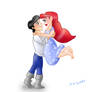 Ariel and Eric - The Little Mermaid